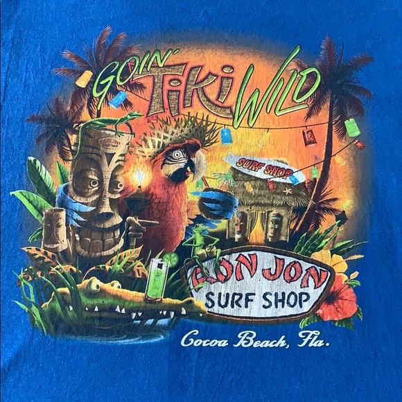 RON JONS TROPICAL MENS T SHIRT ( 2X ) - Picture 5 of 6